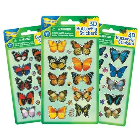 3D BUTTERFLY STICKERS SBT ST-1731