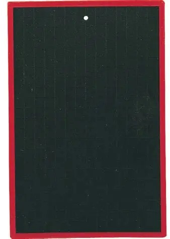 ARDOISE NOIRE PLASTIQUE AVEC CROCHET A4