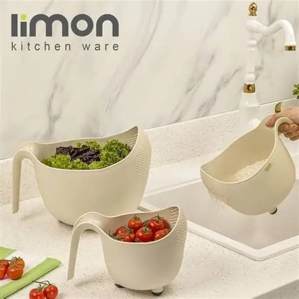 BAZAR COLANDER & BOWL LIMON 018