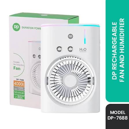 BAZAR VENTILATEUR RECHARGEABLE DP-7688 4000MAH
