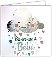 CARTE DE VOEUX BEBE AVEC ENVELOPPE GM