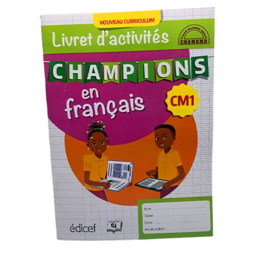 CHAMPIONS EN FRANCAIS LIVRET CM1