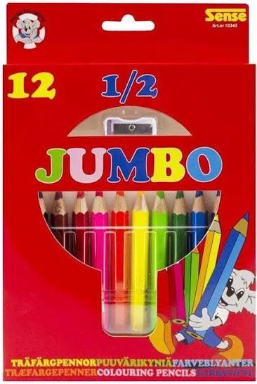 CRAYON DE COULEUR JUMBO-12