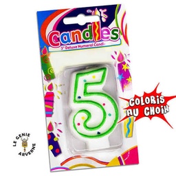 [04568] BOUGIE EN CHIFFRE BIRTHDAY CANDLE MM1674-09