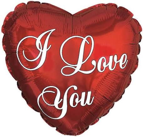 BALLOON I LOVE YOU 22508