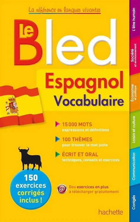 BLED ESPAGNOL VOCABULAIRE