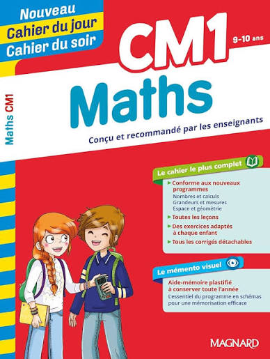 CAHIER DU JOUR EN MATHS CM1