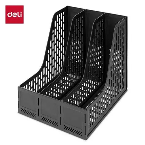 CLASSEUR BUREAU MAGAZINE HOLDER DELI 3 COMPARTIMENTS 9845