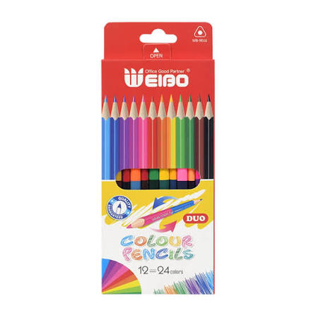 CRAYON DE COULEUR WEIBO WB-9016-24