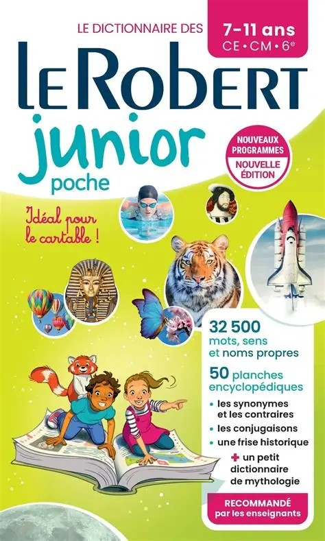 DICTIONNAIRE LE ROBERT JUNIOR POCHE 7-11ANS