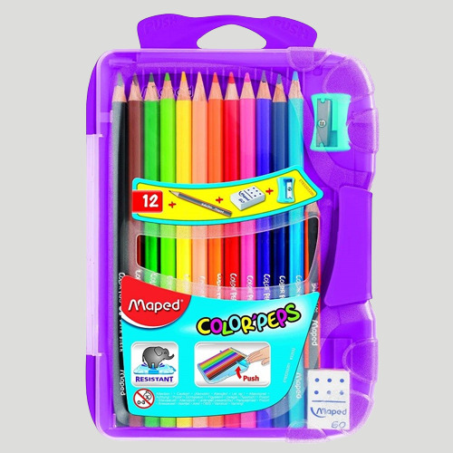 CRAYON DE COULEUR BERTRAND 12+3