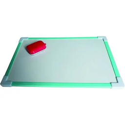 [08545] ARDOISE BLANCHE BORDURE ALU 20*30 A4