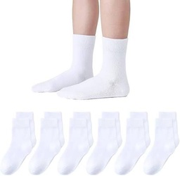 [02069] CHAUSSETTES ENFANTS MIXTES BLANCHES SOLIDES