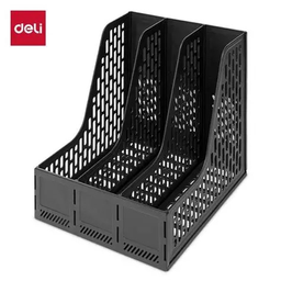 [05880] CLASSEUR BUREAU MAGAZINE HOLDER DELI 3 COMPARTIMENTS 9845
