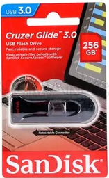 [08517] CLE USB SANDISK CRUZER GLIDE 256GB 3.0